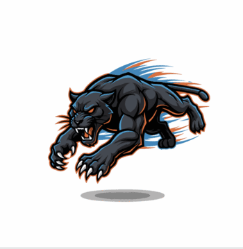 PANTHER FREE VECTOR MASCOT EVENT DESIGN