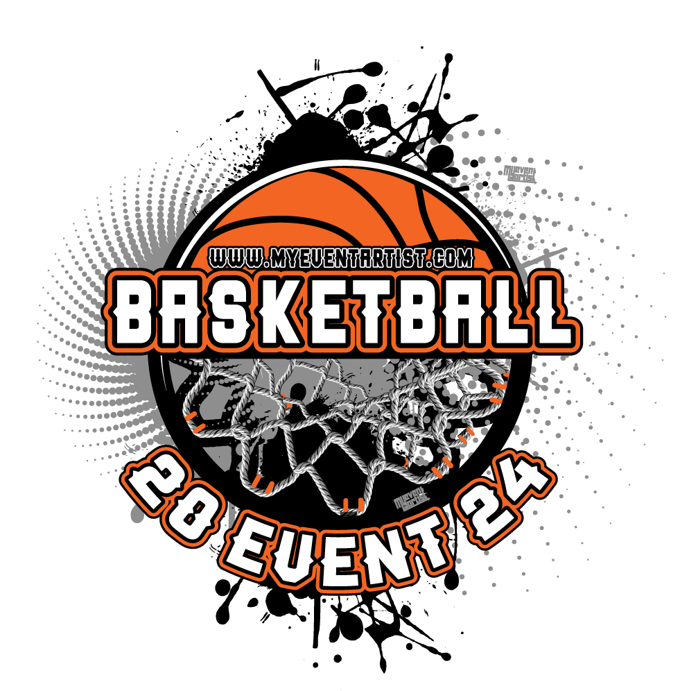 Scoring Big with the Basketball Event Print Ready Vector Design by MyEventArtist
