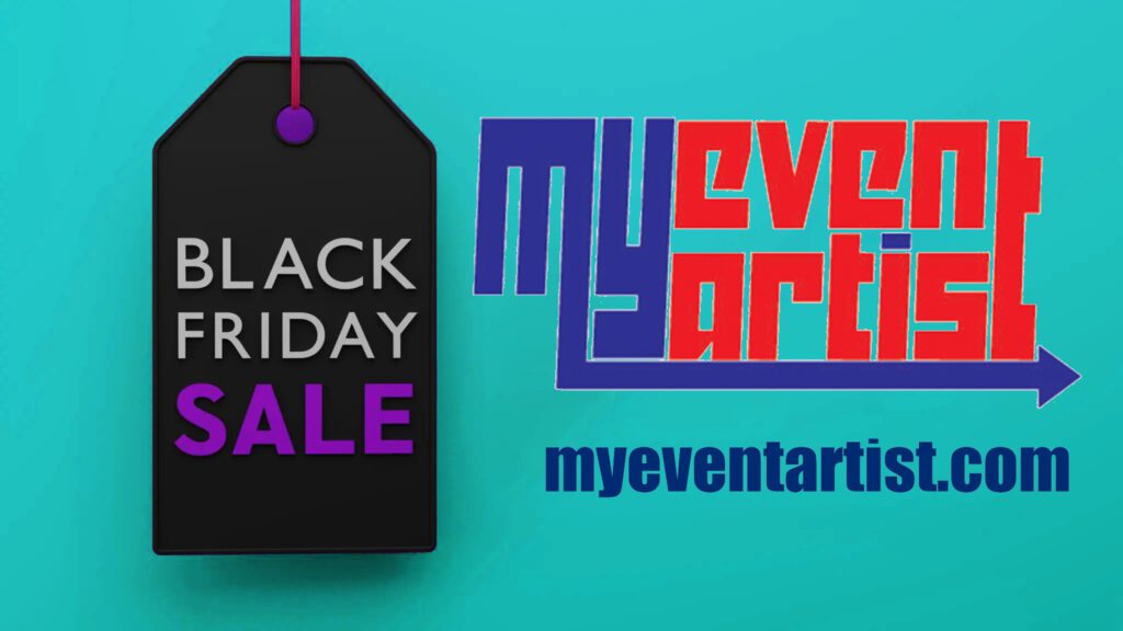 Black Friday Mega Sale – Create Your Perfect Event Logo for Half the Price!