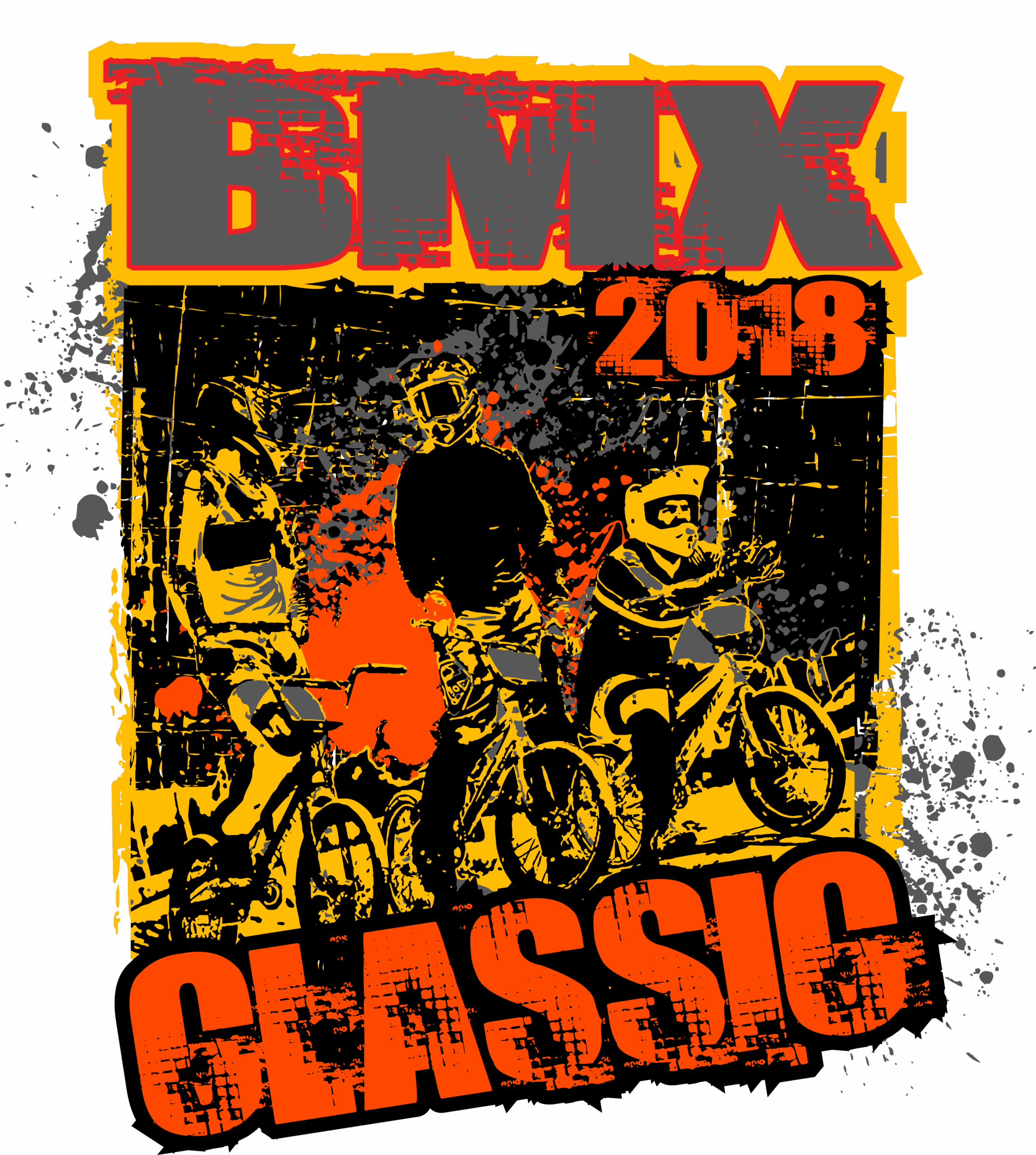 Racing to the Finish Line with the BMX Classic Event Vector Design for T-Shirts by MyEventArtist