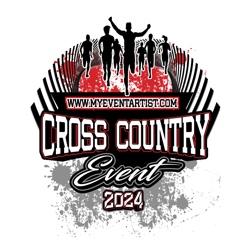 Unleashing the Spirit of Endurance with the Cross Country Event Print Ready Vector Design by MyEventArtist