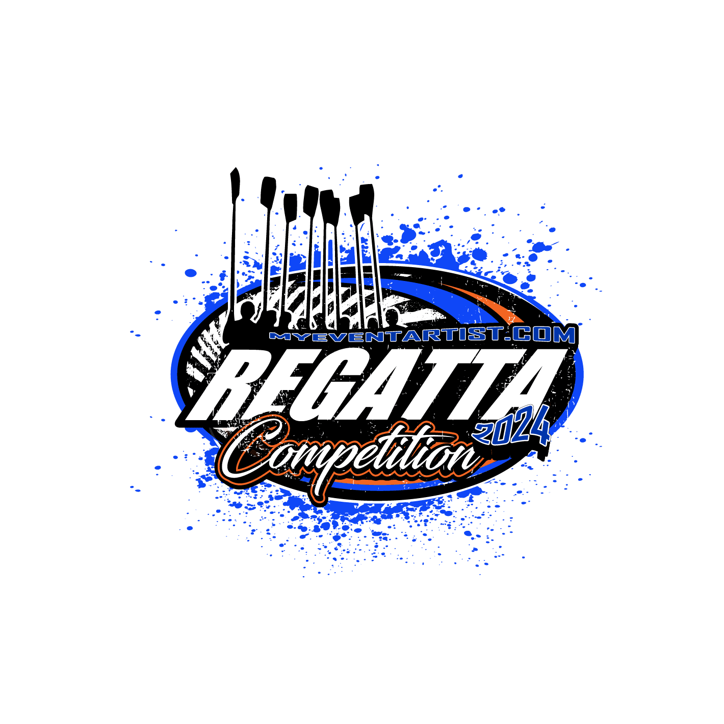 Sailing into Prestige: Regatta Competition Event Print Ready Vector Logo Design