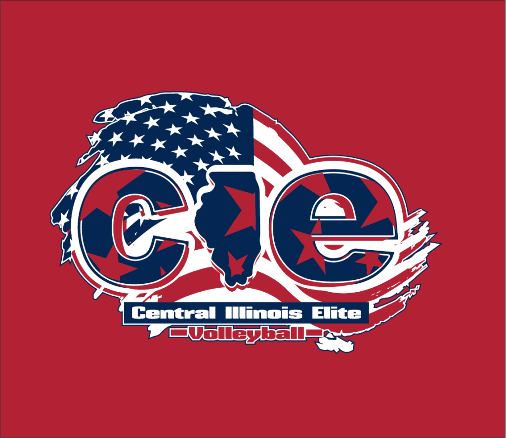 CIE LOGO PATRIOTRIC WITH AMERICAN FLAG WAVING IN THE BACKGROUND VECTOR LOGO DESIGN COMPATIBLE WITH DIFFERENT SHIRT COLORS