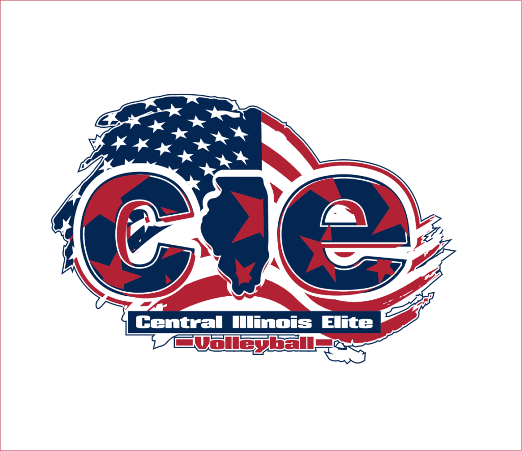 CIE LOGO PATRIOTRIC WITH AMERICAN FLAG WAVING IN THE BACKGROUND VECTOR LOGO DESIGN COMPATIBLE WITH DIFFERENT SHIRT COLORS