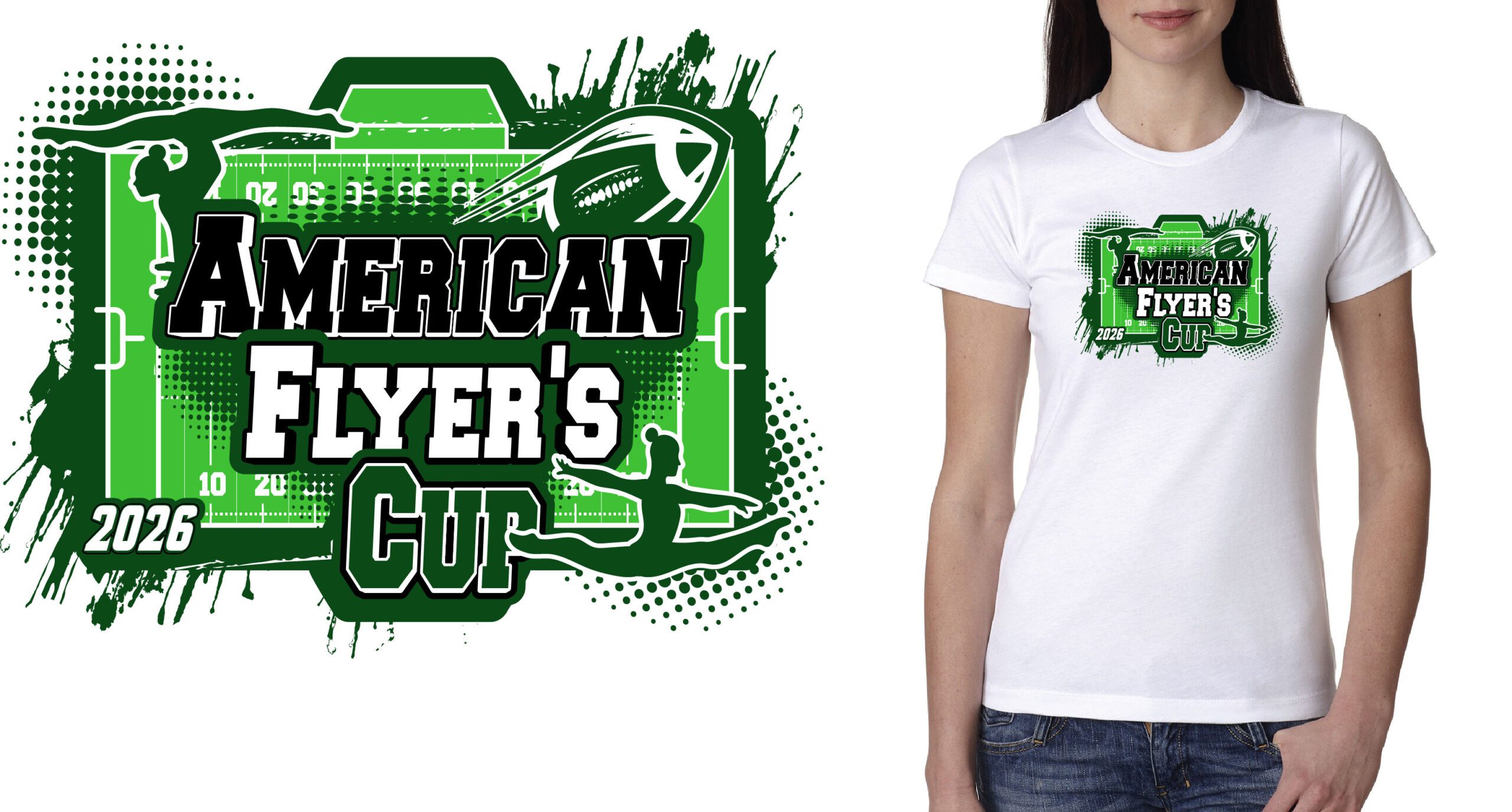 Elevating Excellence: Vector Logo Design for the American Flyer’s Cup 2026 Gymnastics Event