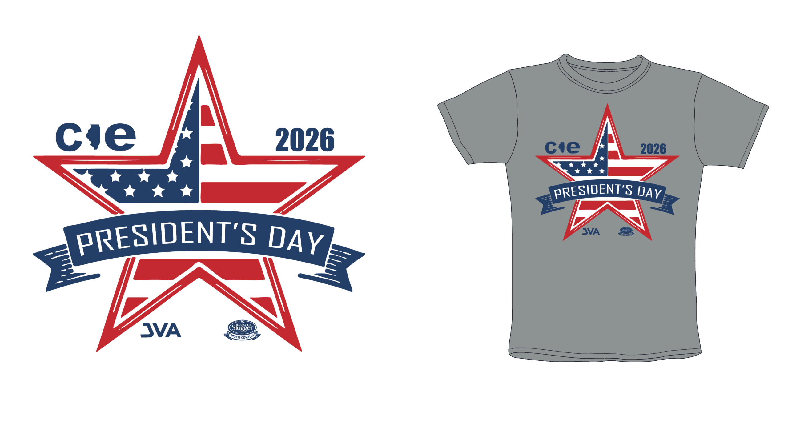 Spiking Into Patriotism: Vector Logo Design for the Post Presidents’ Day Bash 2026 Volleyball Event
