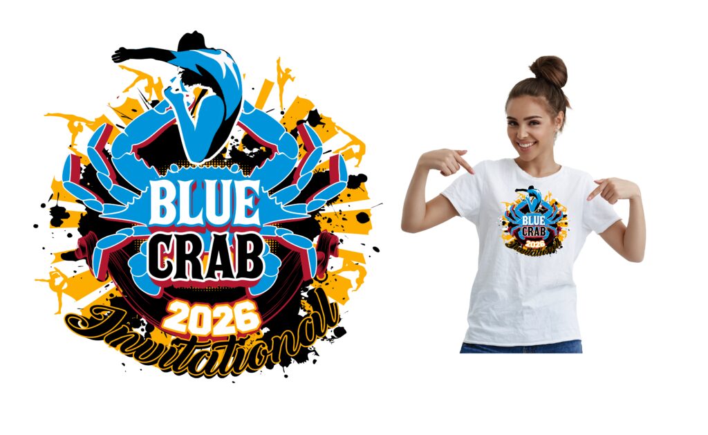 Blue Crab Inv 2026: A Splash of Energy and Motion in This Bold Vector Logo Design