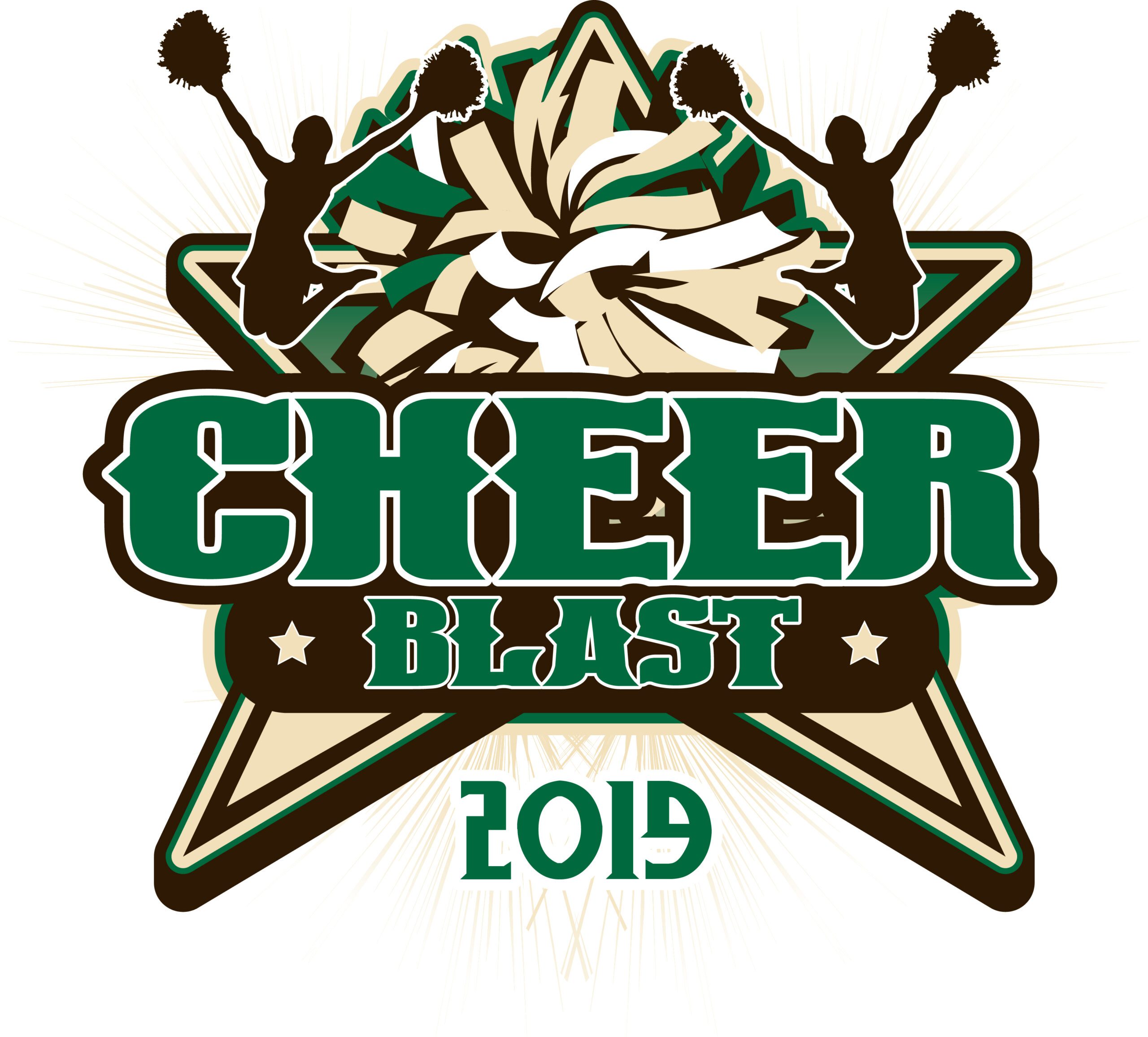 Cheer Blast 2019: A High‑Energy Cheerleading Vector Logo Designed for Event Apparel