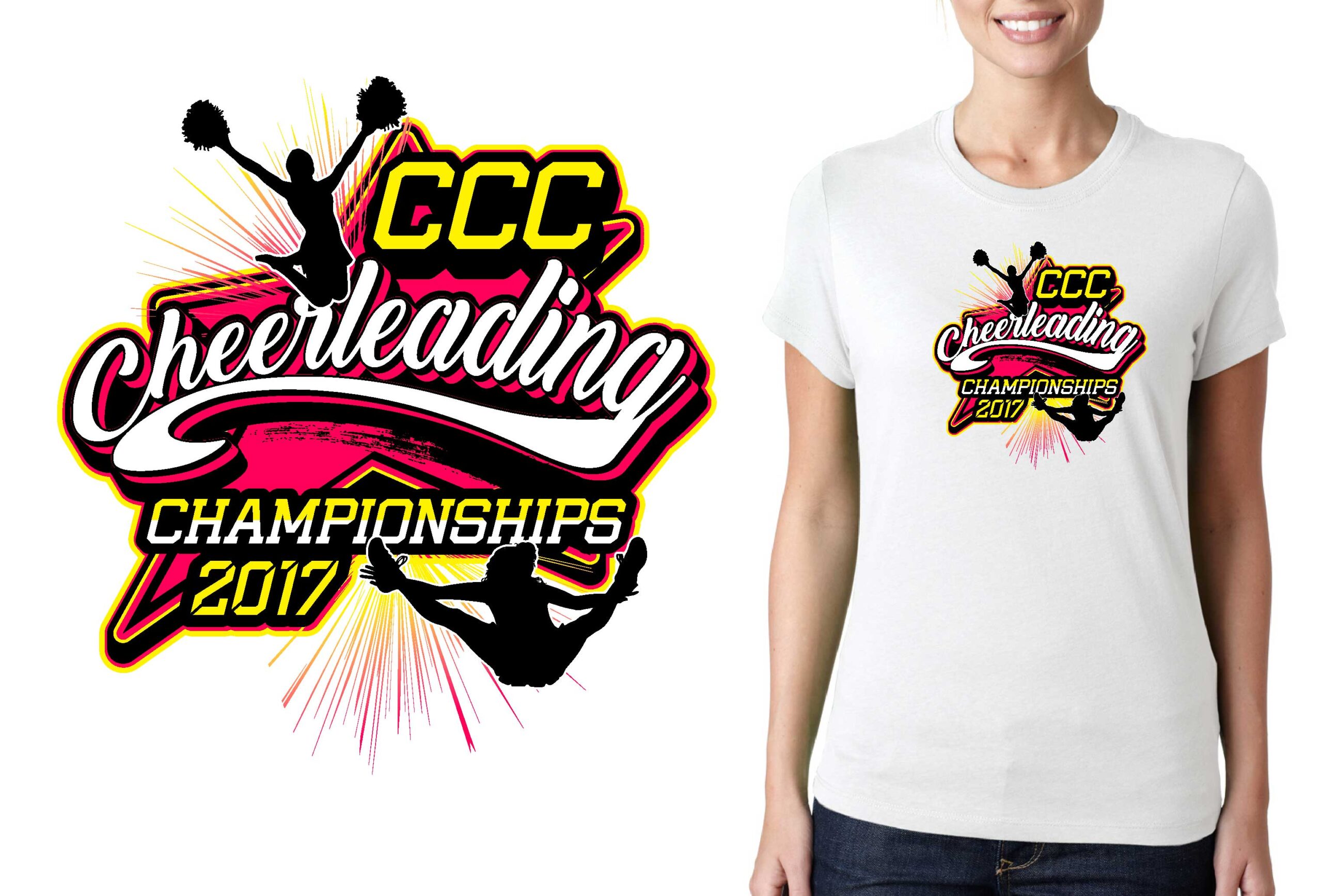 CCC Cheerleading Championships: A High‑Energy Vector Logo Design for an Unforgettable Cheer & Dance Event