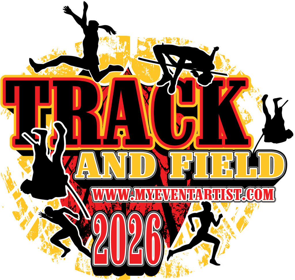 TRACK AND FIELD DOWNLOADABLE VECTOR LOGO DESIGN EPS, SVG, AI, PDF