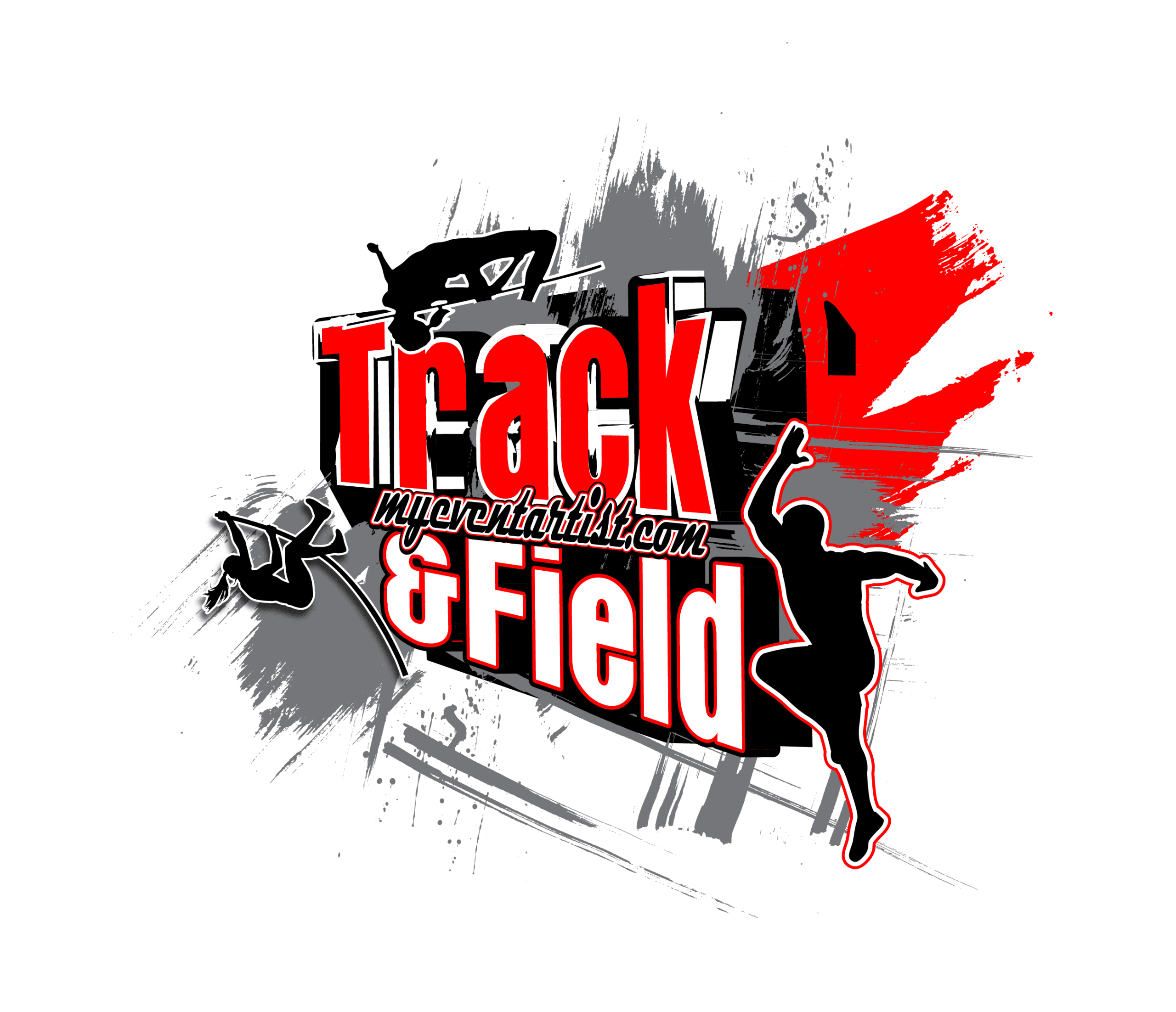 Track and Field Vector Logo Design Downloadable for Print 2026