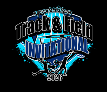track and field vector logo design invitational 2026 downloadable for print 6
