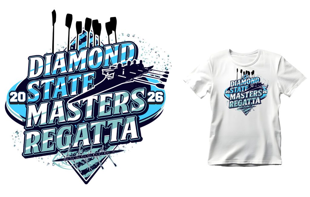 Waves of Legacy: The 2026 Diamond State Masters Regatta Logo That Captures History and Power