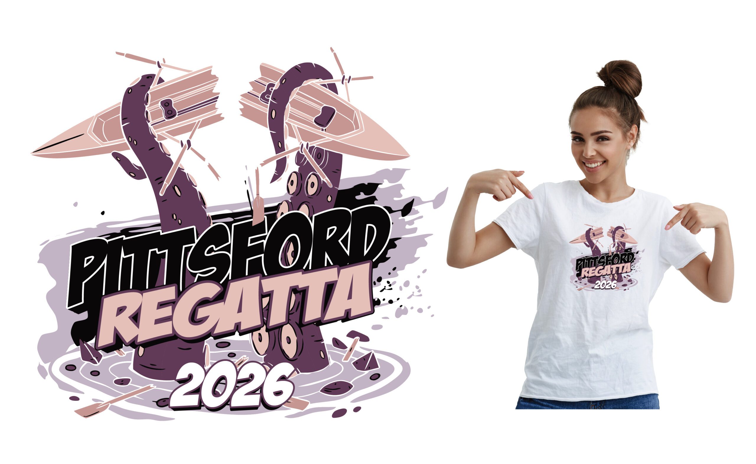 From the Erie Canal to the Finish Line: The Powerful 2026 Pittsford Regatta Vector Logo Design by MyEventArtist