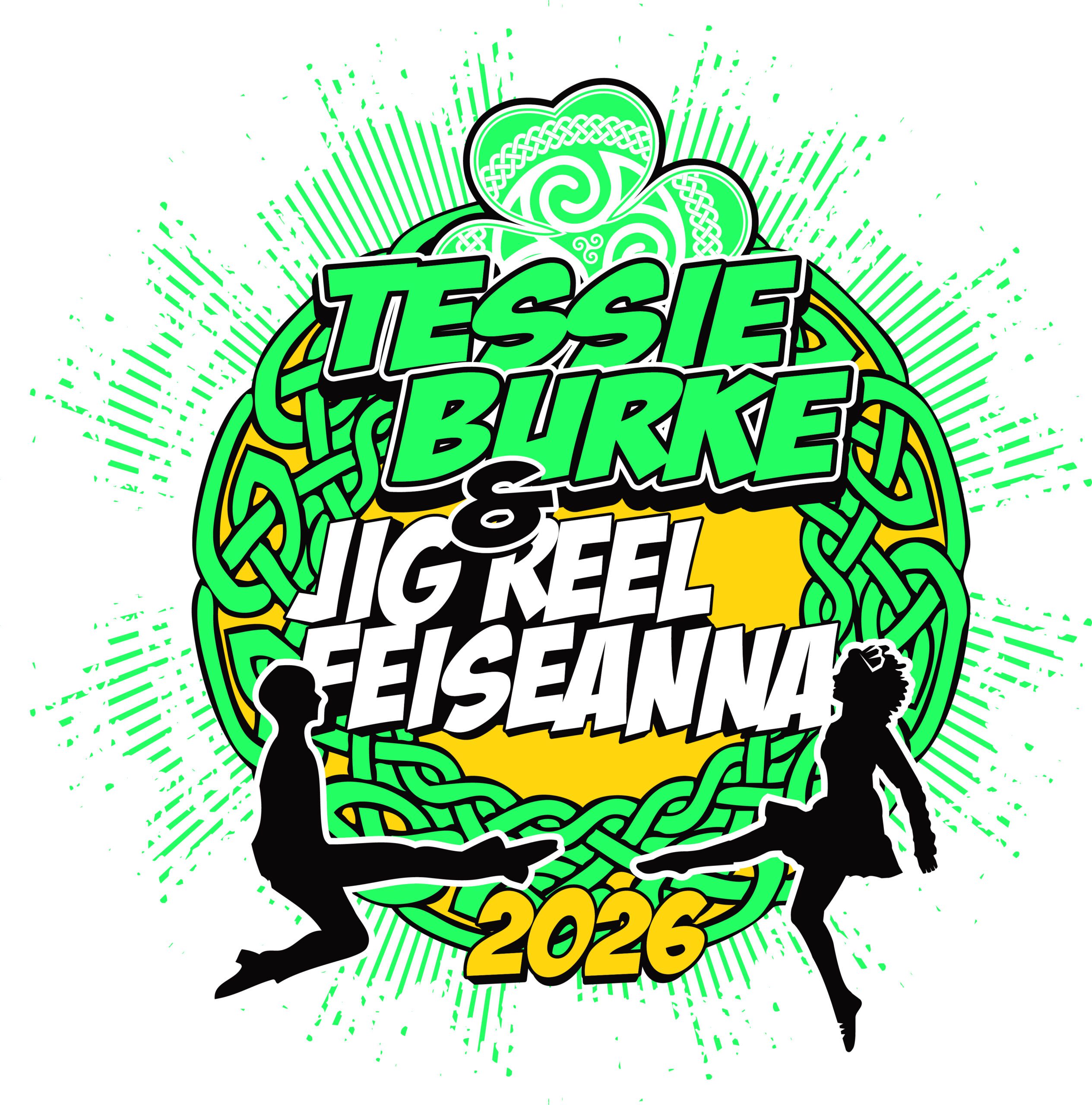 From Ancient Celts to Modern Stages: The Enchanting 2026 Tessie Burke & Jig Reel Feiseanna Vector Logo Design
