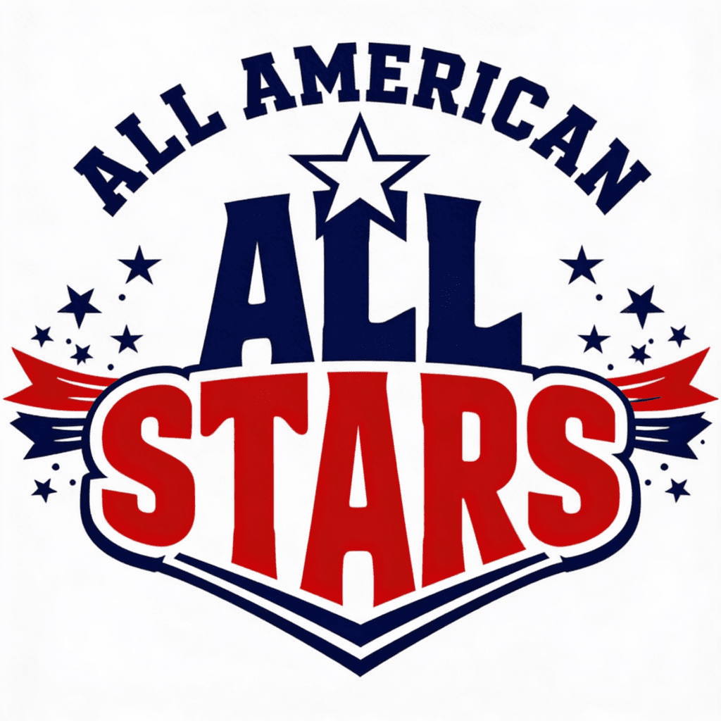 ALL STARS ALL AMERICAN VECTOR LOGO DESIGN