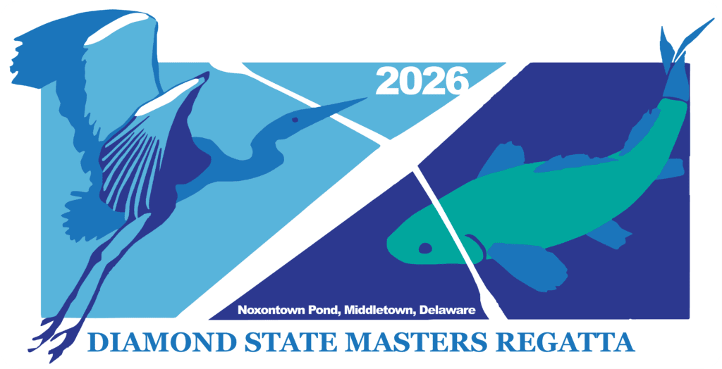 2026 Diamond State Masters Regatta vector logo design