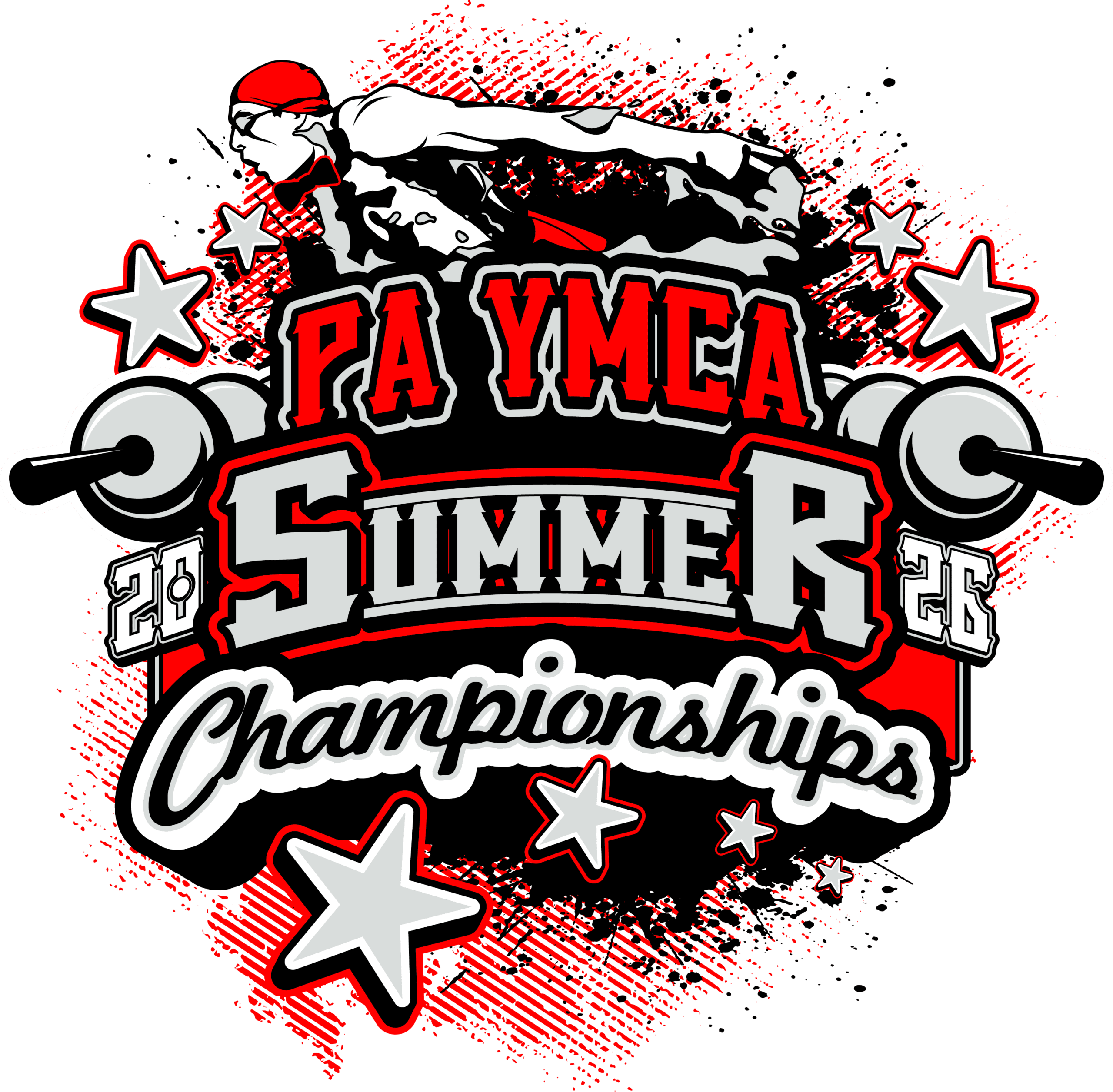 Designing Victory: The Stunning 2026 PA YMCA Summer Championships Vector Logo by MYEVENTARTIST