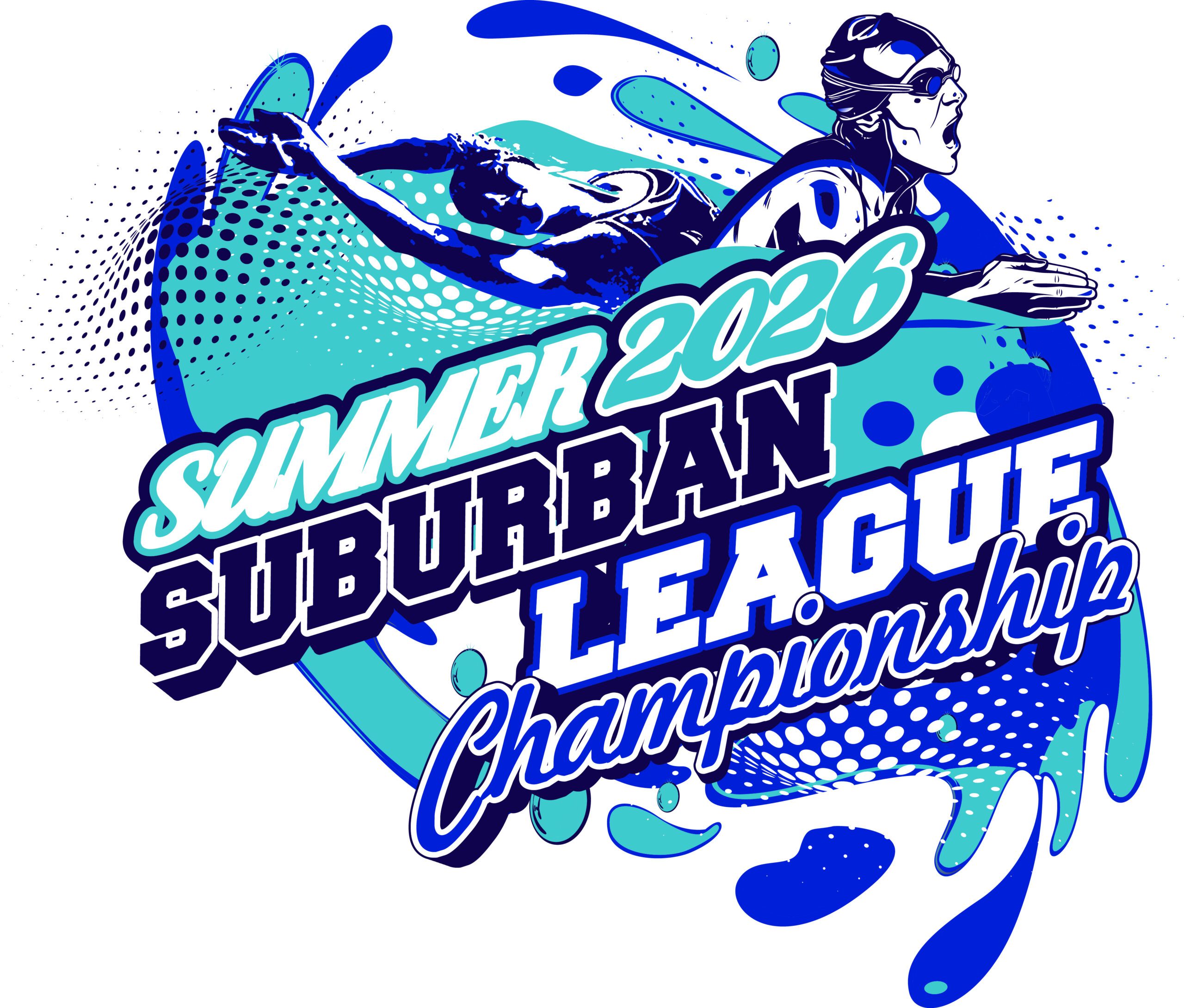 Making Waves: The Bold & Fresh Vector Logo for the 2026 Summer Suburban League Championship by MyEventArtist