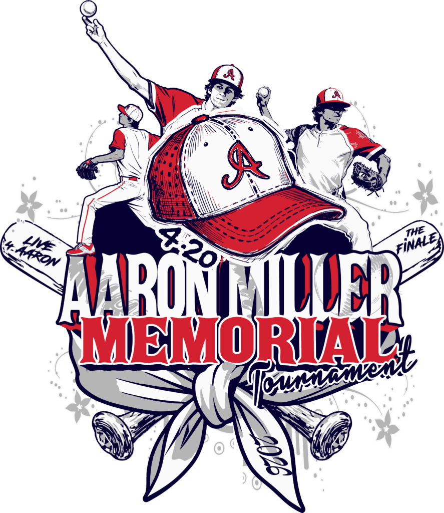 Aaron Miller Memorial Tournament 2026 — A Meaningful Baseball Logo Design Honoring Legacy and Passion for the Game