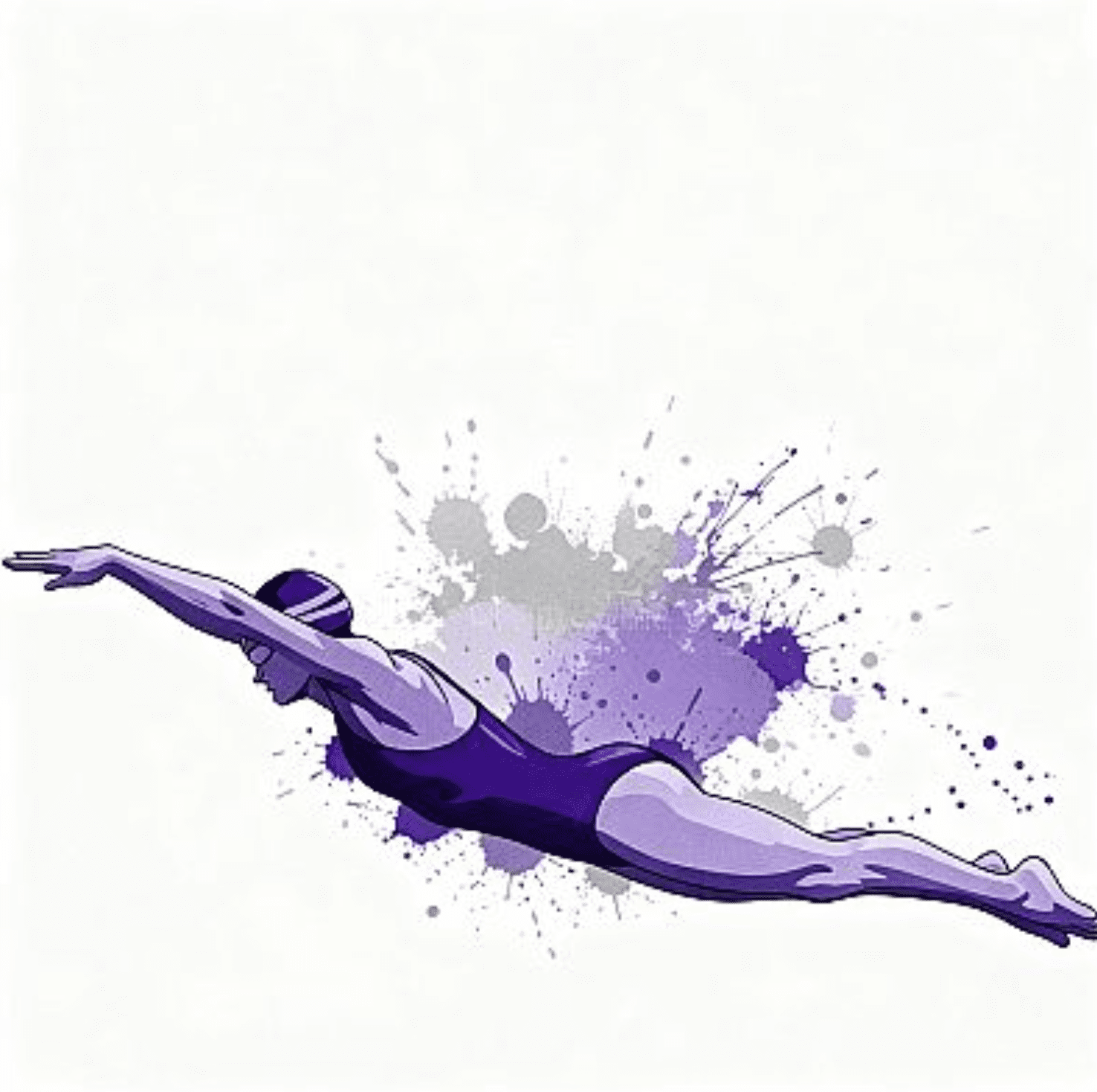 FEMALE SWIMMER VECTOR DESIGN 3